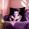 Star DDavid BBowie Square DoubleSided printed Pillow Case Bedroom Bedside Pillow Sofa Cushion Cover