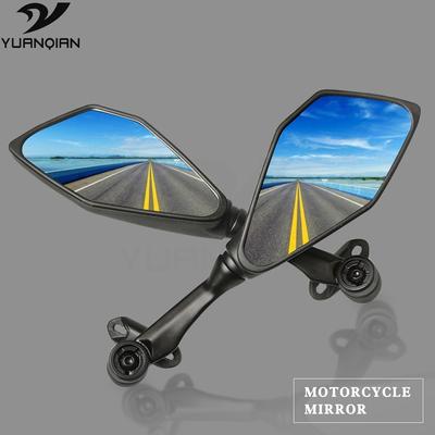 Black Motorcycle Mirror Side Mirror Scooter Mirrors For Moto Yamaha R1 3 6 R Ybr MT07 MT09 TMAX 530 500 XMAX 2015 2016