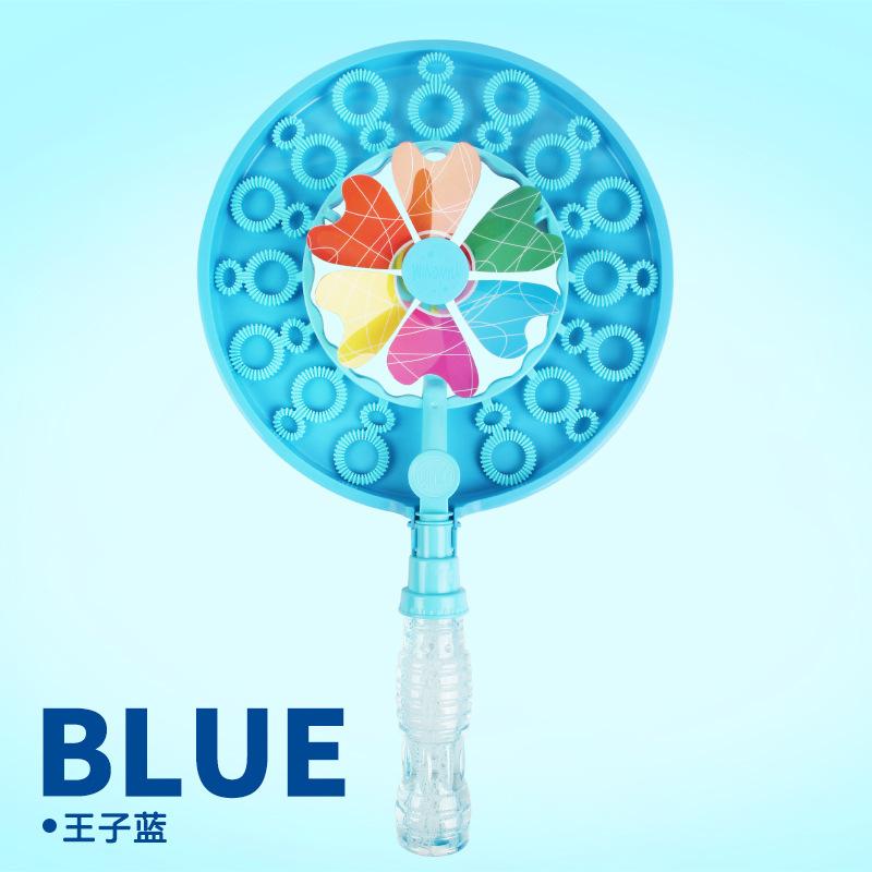 Summer Cute Push Girl Heart Garden Rotating Windmill Toy, Children'S Cartoon Double Hole Big Windmill Bubble