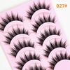 Five Pairs of Thick, Long, Naturally Curled False Eyelashes - Cartoon Barbie Style