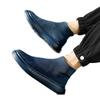 New fly-woven couple high-top board shoes, sports shoes, cotton men's socks, lazy shoes, versatile and breathable