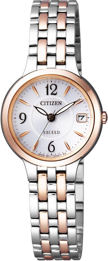 Citizen Exceed Stainless Steel Round Model Silver Eco-Drive EW2264-54A