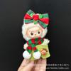 Puppenkleidung für 10,5 cm 4,0 Labubu Universelle Babykleidung Mini-Plüschpuppen-Kleidungszubehör für Weihnachts-Fans Geschenk