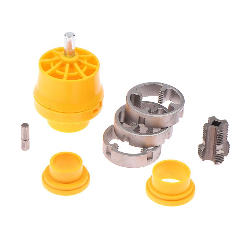 Electric Drill Compatible Pvc Pipe Threader Kit With Various Die Sizes 1/2'' 3/4'' For Electric Drill Accessories