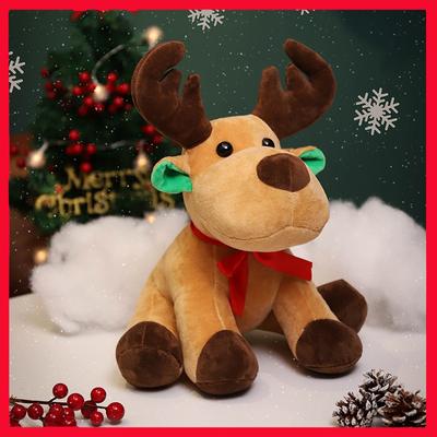 Christmas Elk Doll Plush Toy Christmas Ornaments Deer Doll Christmas Eve Children's Gifts
