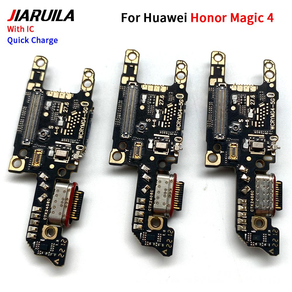 New USB Charging Port Dock Charger Connector Board Flex Cable For Huawei Honor Magic 4 5 6 7 8 Pro Lite