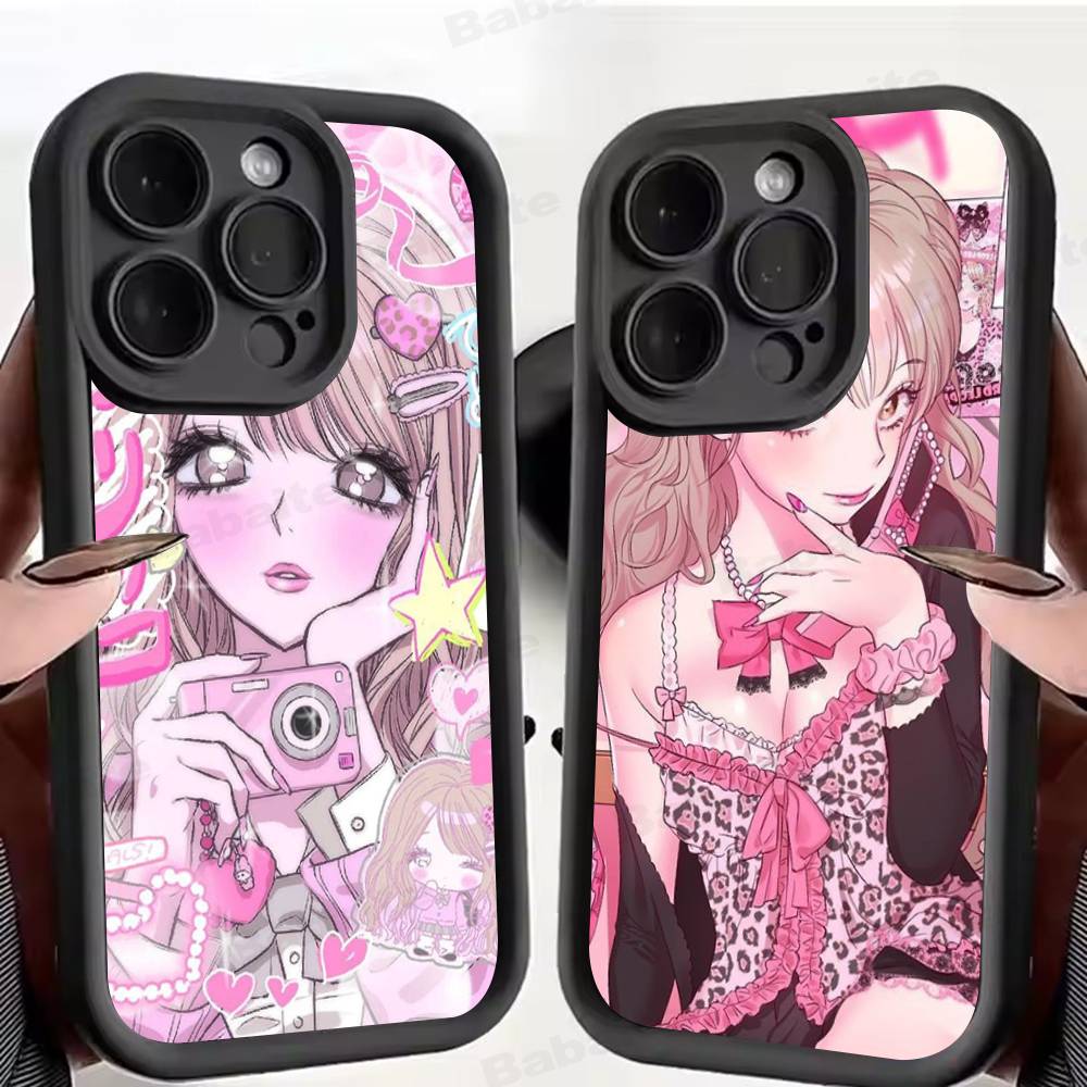 Fashion Gyaru Gyaru Gril Phone Case For IPhone 11 12 13 16 15 17 14 Pro Max Soft Funda Silicone Cover