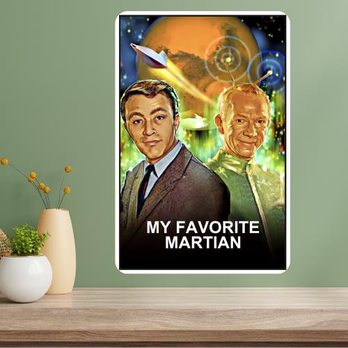 My Favorite Martian Classic TV Show Metal Poster Sign 20x30cm(7.8x11.8inch)