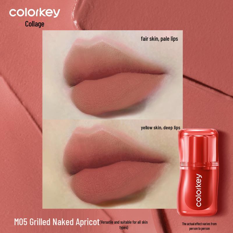 Colorkey Velvet Matte Lip Mud - Nude Collection for Women (Lipstick, Lip Gloss, Lip Tint)