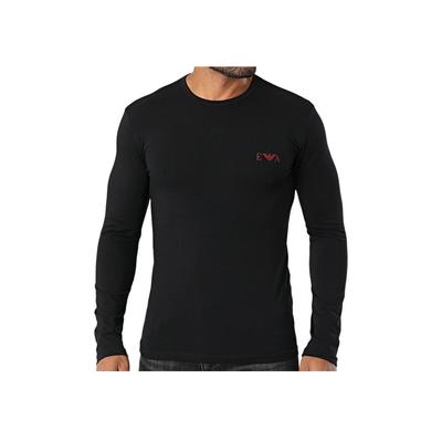 Logo Crew Neck Long Sleeve T-Shirt Men Tops EM000383-AF10778-UC001