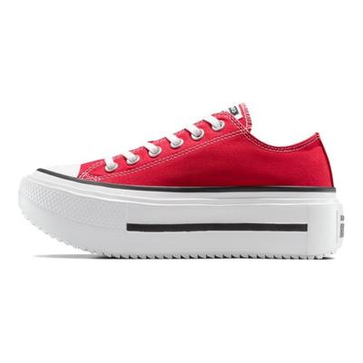 Baskets Chuck Taylor All Star Lift Plateforme Double Épaisseur Basses Rouges Unisexe Noir Blanc A16515C