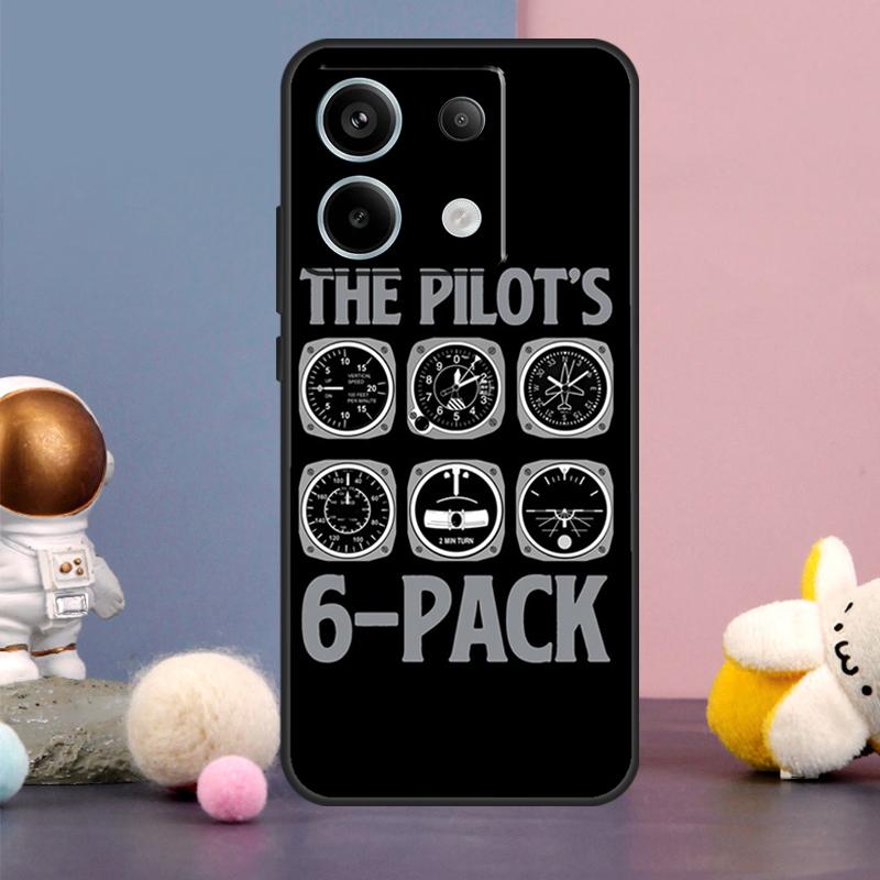 Aircraft Cockpit Dashboard Case For Xiaomi Redmi Note 14 13 9 10 11 12 15 Pro Plus Redmi 15 15C 14C 10C 12C 13C Cover