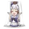 Gold Ship Meme Chibi From Uma Musume Pretty Derby Blanket Throw Blankets for Couch 50x60 Inches Multi-size Throws And Blankets