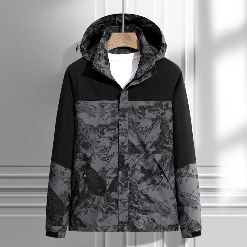 

Мужская спортивная куртка для активного отдыха, ветрозащитная, водонепроницаемая, солнцезащитная, дышащая, походная куртка M