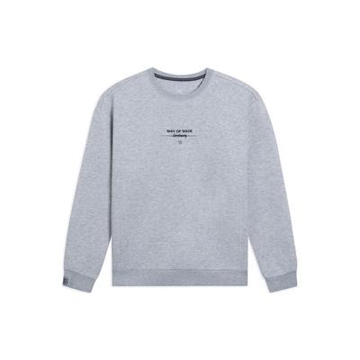 Li-Ning Sweat-shirt à manches longues imprimé lettre série Wade pour homme Gris AWDSC49-9
