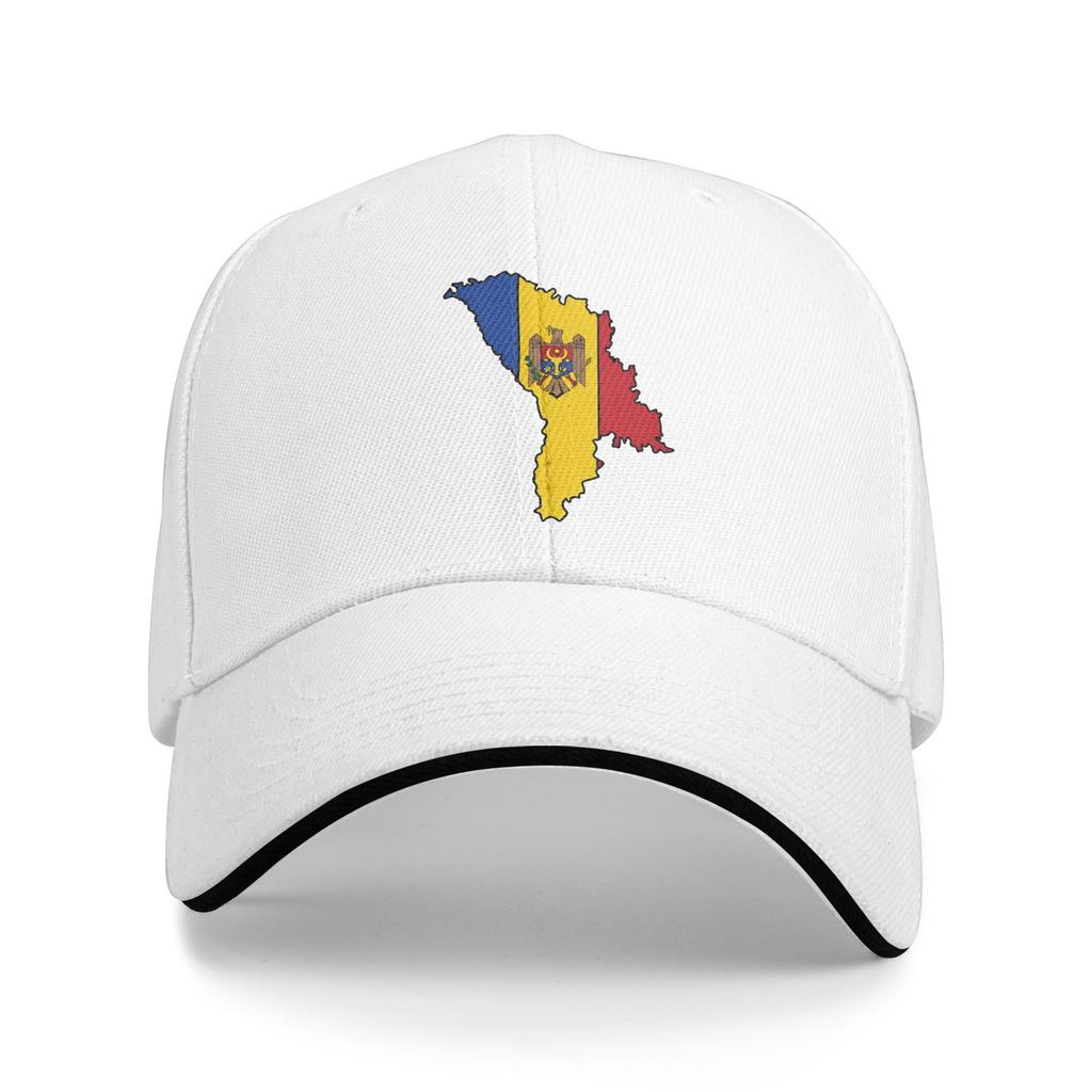 Summer Moldova Flag  Baseball Cap  Running Hippie Fashion Custom DIY Sun Hip Hop Hats Female Male Adjustable Snapback Cap