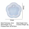 1/3PCS Keychain Pendant Silicone Mold DIY Moules Silicone Crystal Epoxy Resin Mold for Necklace Bracelet Jewelry Making Findings