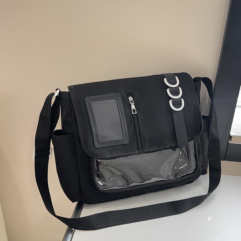 Borsa Tote Leggera Stile College Con Tasca Interna Per Telefono Per Uscite Informali