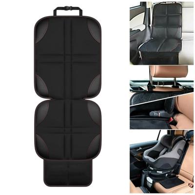 Child Car Seat Protector with Mesh Pocket Non-Slip Backing Waterproof Stain Resistant Thick Padding Baby Car Seat Cover