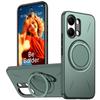 360° Rotate Ring Holder for Magsafe Magnetic Bracket Phone Case for Xiaomi Poco X7 X8 Pro Max M8 Pro Armor Shockproof Cover