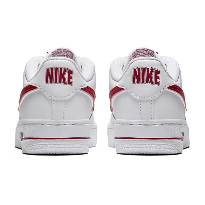 Nike Air Force 1 Low White Gym Red GS Sneakers AV6252-101