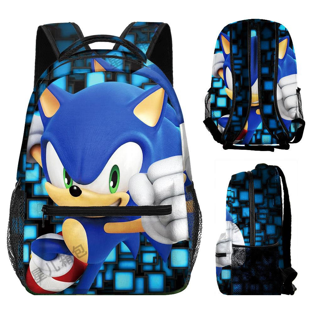 Source Backpack Sonic Primary And Secondary School School Bag Children'S Backpack Backpack Cartoon Bag