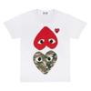 Cross-border American Trendy Brand Bestseller Heart-shaped Unisex 3D Printed Crew Neck Simple Casual Loose Short-sleeve T-shirt
