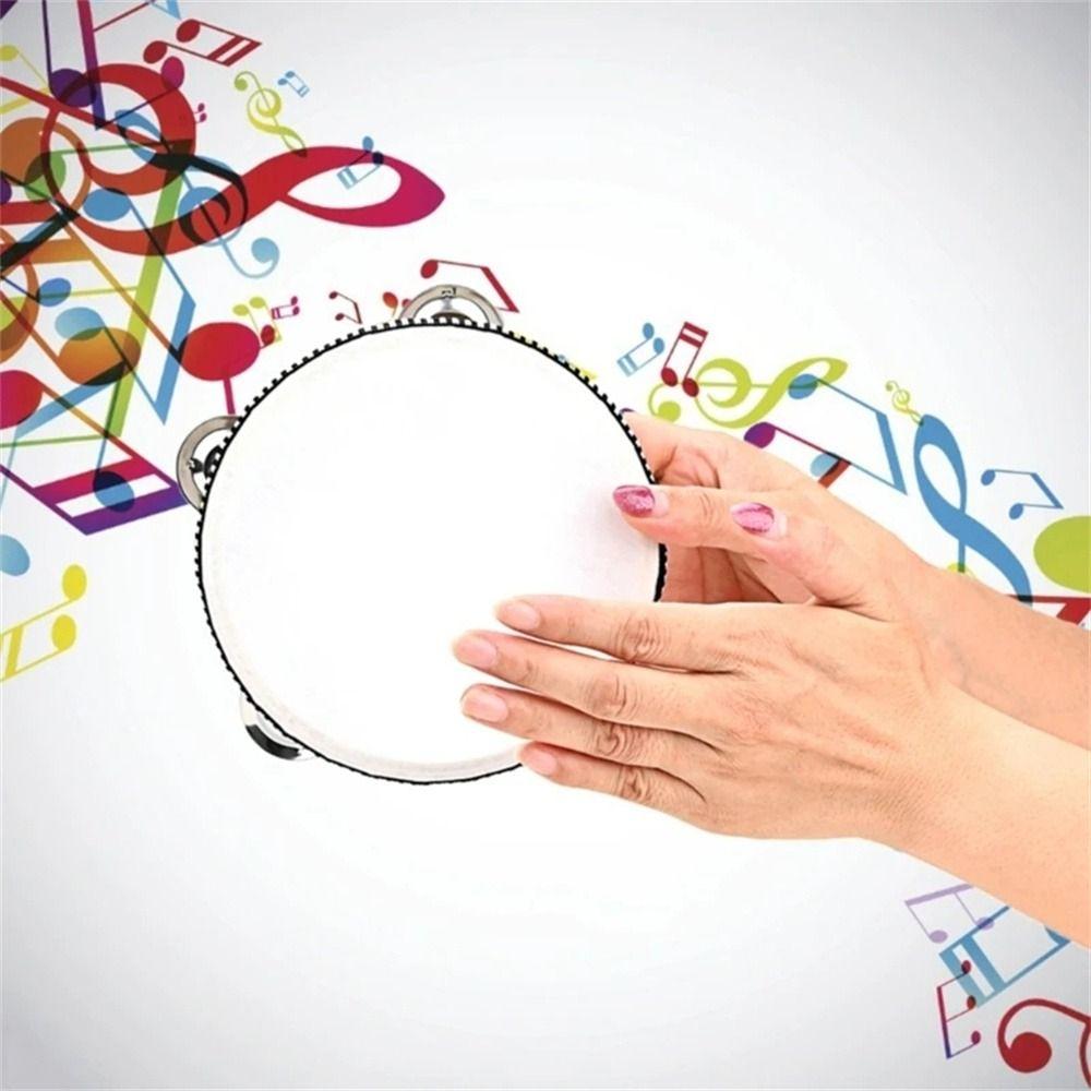 Drumming Toy Handheld Drum 4/6/8/10inch Kids Drum Children Toys Tambourine Musical Instruments
