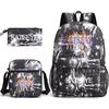 Katseye Kpop Girl Group Print Travel Backpack Laptop School Bag Set of 3, Unisex Large Capacity Daypack