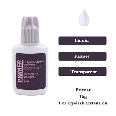 Clear Liquid Primer For Eyelash Extensions Glue 15ml False Lash Extensions