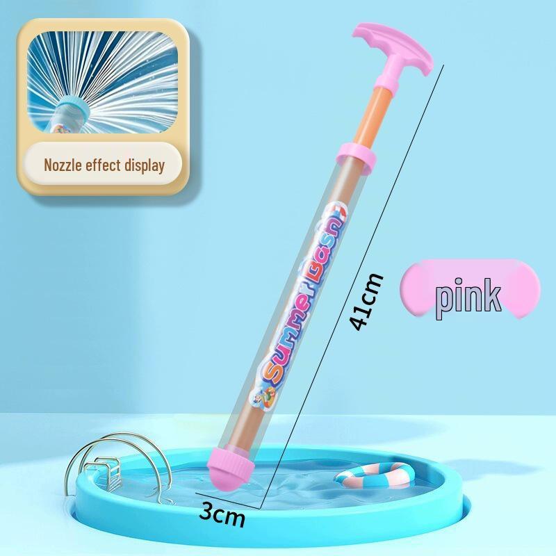 High-Pressure Rotating Fireworks Water Gun: Long-Range Summer Beach Toy