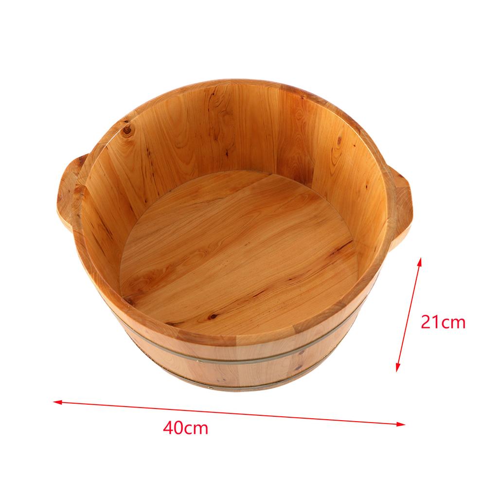 Wooden Foot Massage Foot Barrel Soaking Foot Bathtub Basin Spa Tub Footbath Bucket For Home Foot Spa Bathroom Mother'S Day Gift