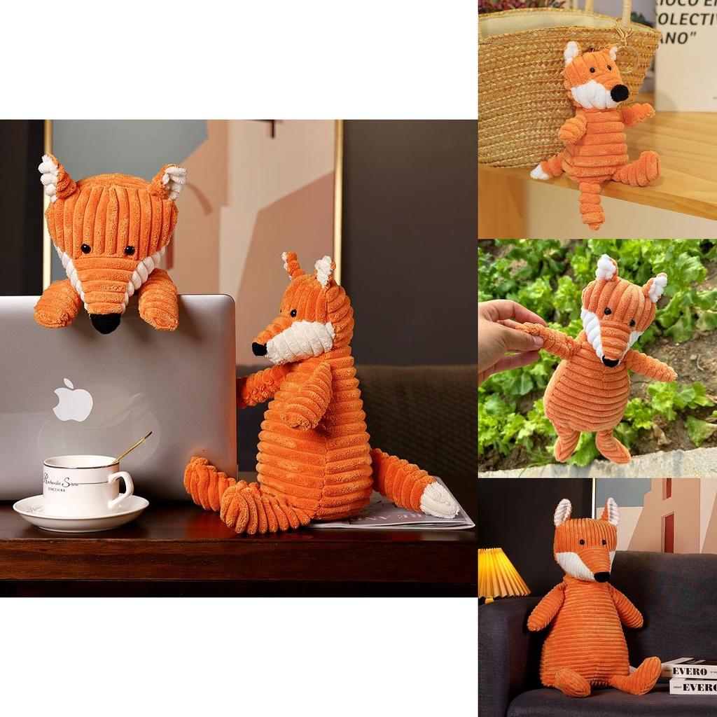Cute Orange Fox Plush Toy For Girls Perfect Birthday Gift Soft And Huggable 15cm/33cm/42cm/65cm