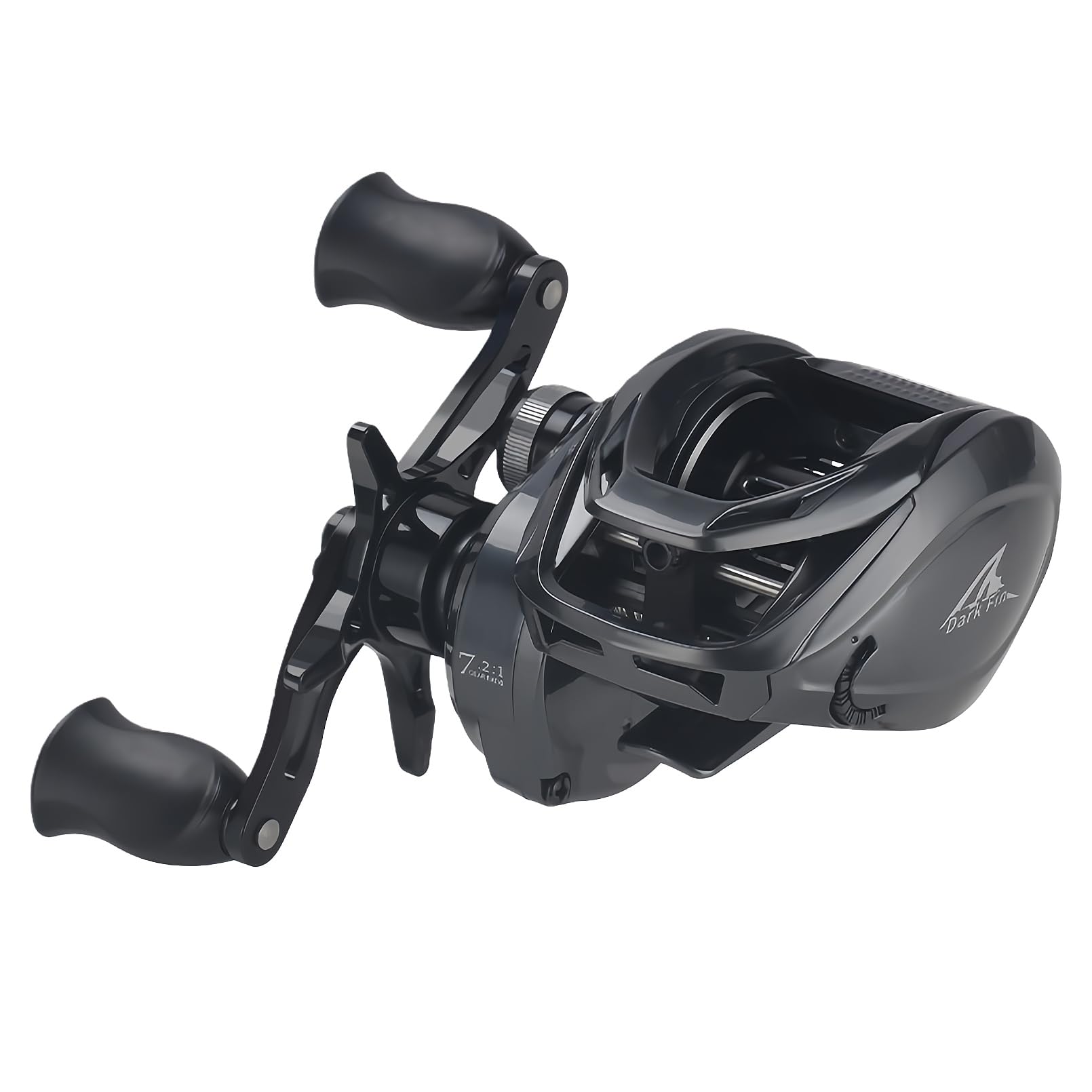 

BAVBAV Baitcasting Reel with Backlash Braking DC Low Inertia Ball 180g Gear 5kg Max Drag Adjustable Ideal for Beginners Handle Long-Cast Prevention,