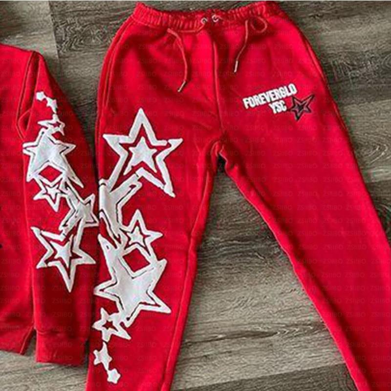 Gothic Hip Hop Hoodie 3D Star Letter Print Streetwear Unisex Casual Pullover