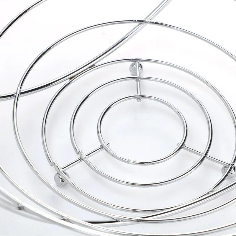 Nueva Cesta de Fruta de Metal Soporte para Plátanos Estante para Frutas Cesta de Almacenamiento Mesa Cocina Comedor Decoración