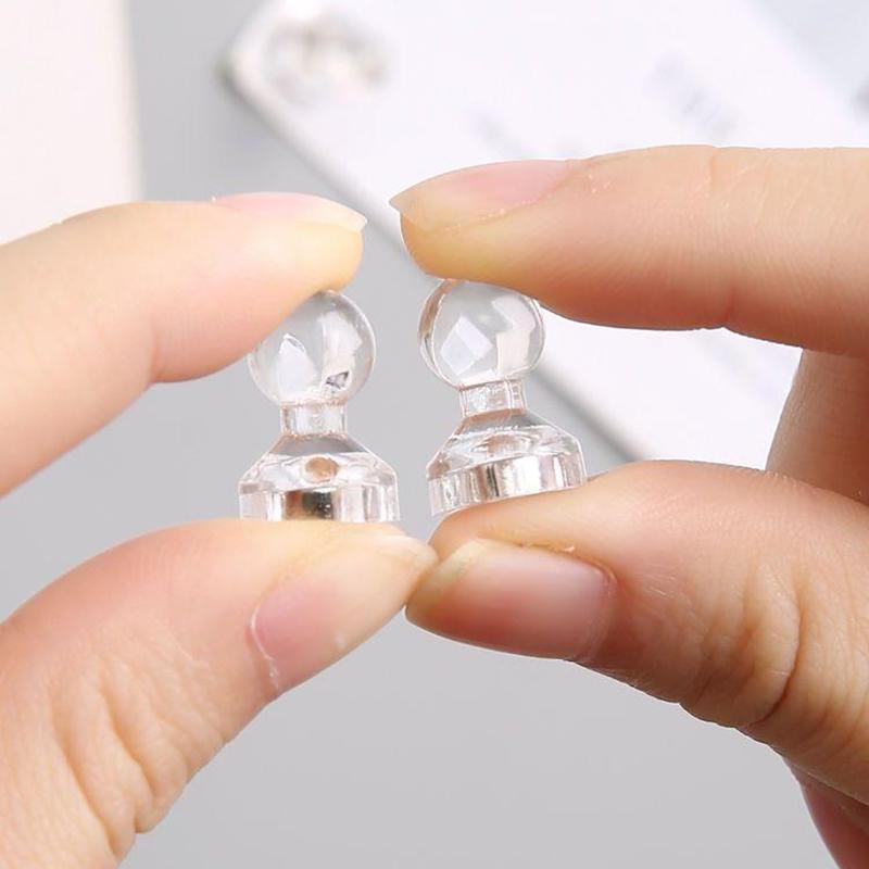 Transparent Magnetic Pins Magnetic Whiteboard Decorative Pins Suitable for refrigerators, storage cabinets, and offices