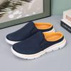 Fashion Summer Men Half Shoes Slippers Slip On Shoes Women Mesh Breathable Soft Comfortable Loafers Big Size 47 48 Zapatillas Hombre