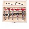 5pcs Set Adjustable Size Punching Hole Opener 15-35mm Carbide Drill Bits Set  Carpentry Work