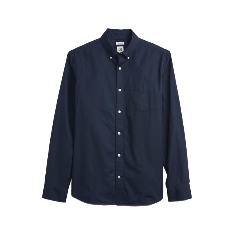 Gap Men s Basic Cotton Long-Sleeve Polo Shirt XXL