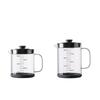 Large Capacity High Borosilicate Glass Oil Pot with Filter Screen - Ideal for Frying and Filtering Chinese Medicine and Soy Milk