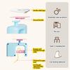 New Electric Interactive Smart Cat Toy Self-Entertainment Pet Cat Stress Relief Toy Automatic Door Hanging Elastic Rope Cat Toys