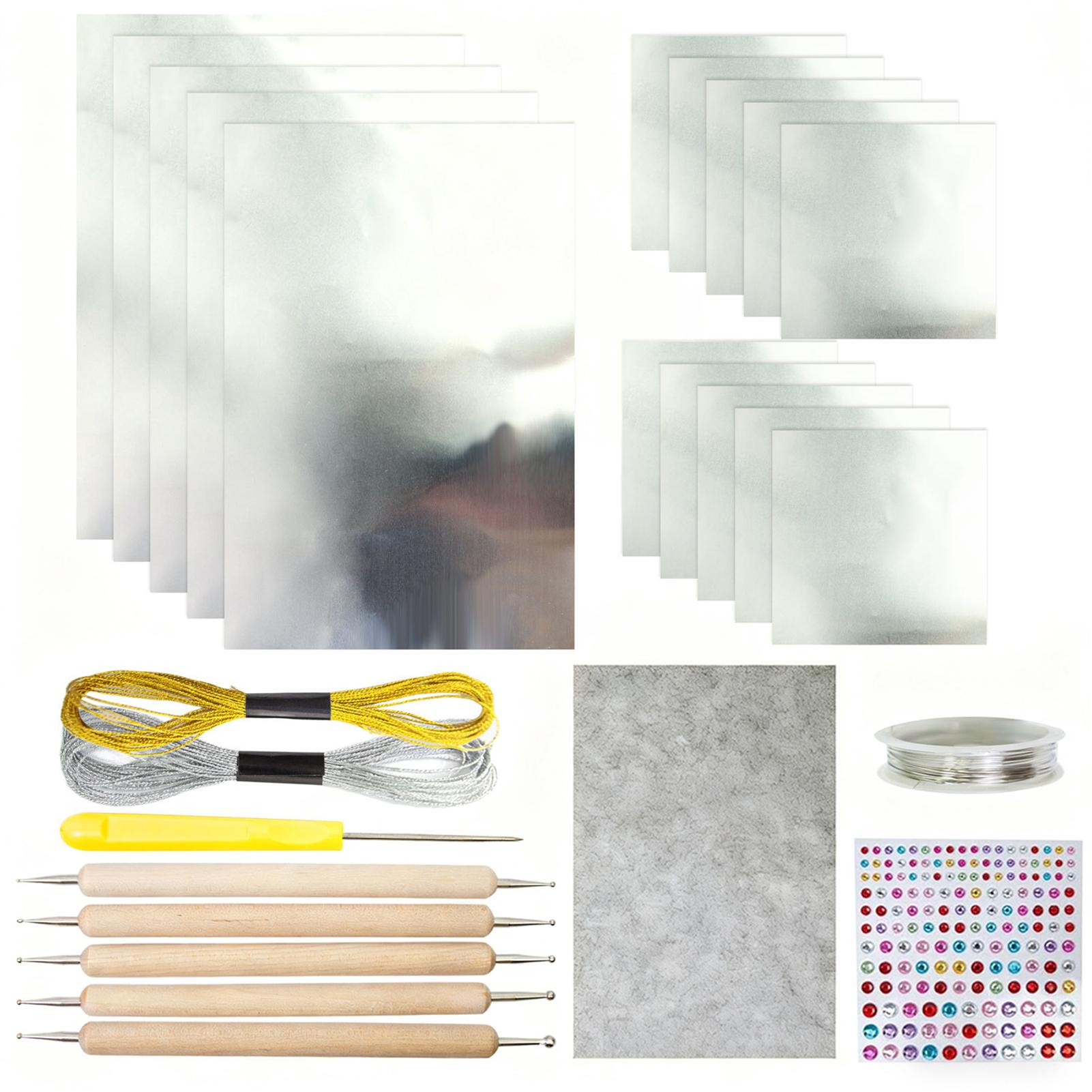 

Premium Gold Silver Art Project Foil Paper , Ultra-thick For Lasting Crafts. School Art Projects серебряный