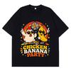 Chicken Banana Party Funny Meme T Shirt Unisex Unisex Fashion Clothing Tshirts Summer Shortsleeved Loose Casual Cotton Tshirts