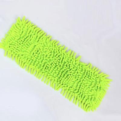 Manchon de serpillière en chenille: Lingette de rechange pour serpillière plate mains libres pour une utilisation domestique facile (Amovible et lavable)