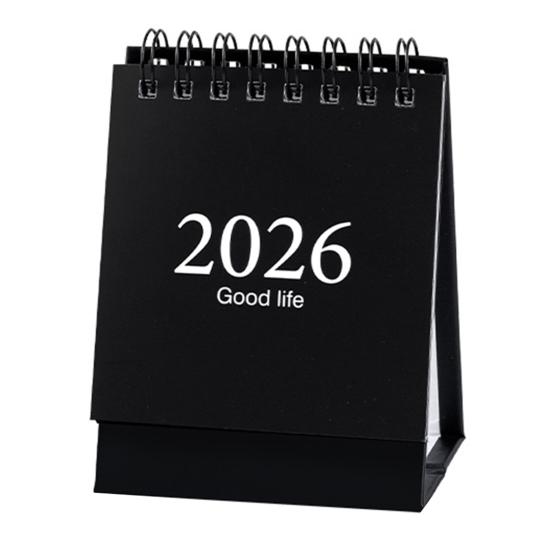 

Мини настольный календарь на 2026 год со стикерами, Планировщик ритуалов, Портативный настольный перекидной календарь для дома, офиса, школы