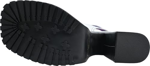 Yosuke Women's Pumps, Size 4460077, White/Black, Sizes 23.0cm-23.5cm