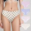 Ladies Spring and Summer New Print Ice Silk Wrap Hip Breathable Quick Dry No Trace Briefs