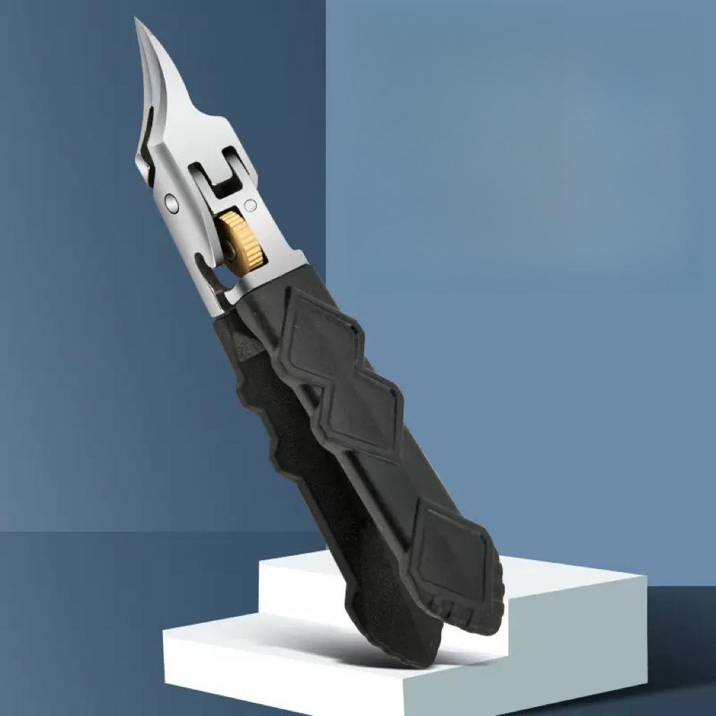 New Super Tip Nail Clipper Stainless Steel Long Handle Nail Clipper Large Opening Nail Clipper