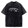Maglietta Vintage Lavata Nikki Obsession One Wish Willow Uomo Stampa Lettere Perché Non Mi Ami 100% Cotone Magliette Larghe Shi
